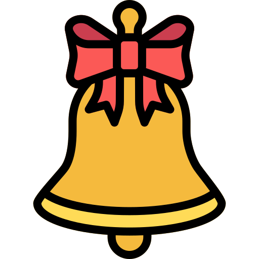 campana de navidad icono gratis