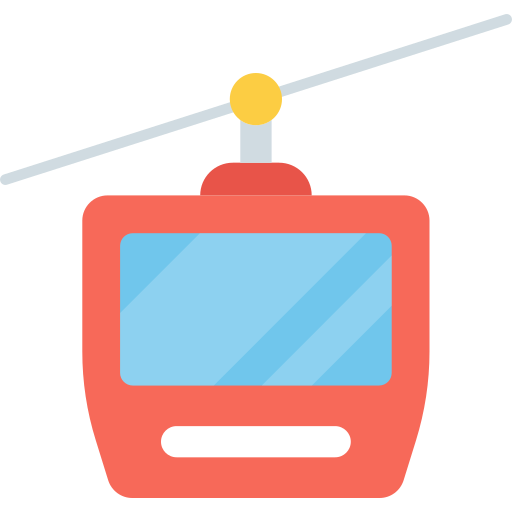 Cable Car Cabin Generic Flat Icon