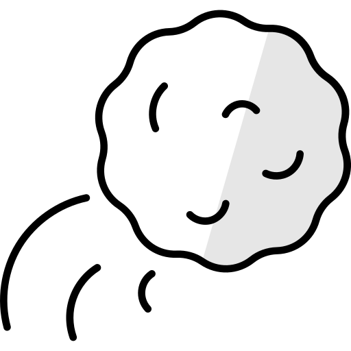 Snowball Generic Outline Color icon