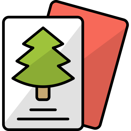 Christmas card Generic Outline Color icon