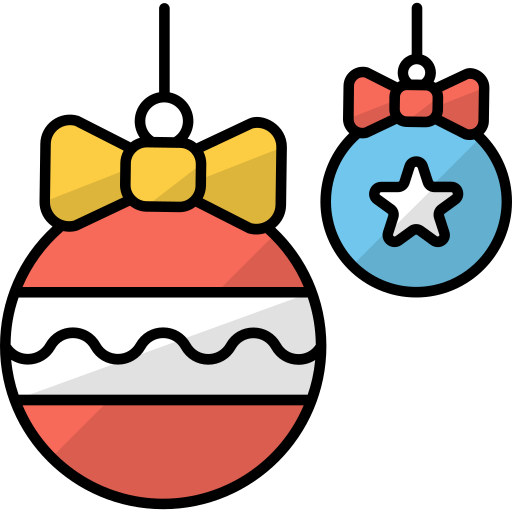 decoraciones de navidad icono gratis