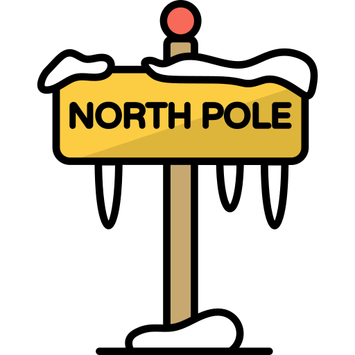 North pole Generic Outline Color icon