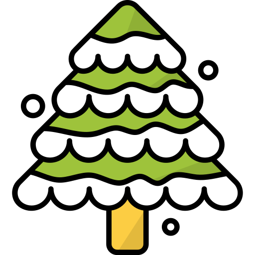 árbol de navidad icono gratis