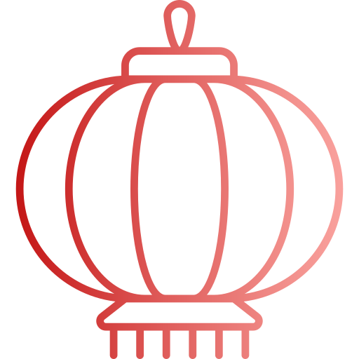 Chinese lantern Generic Gradient icon