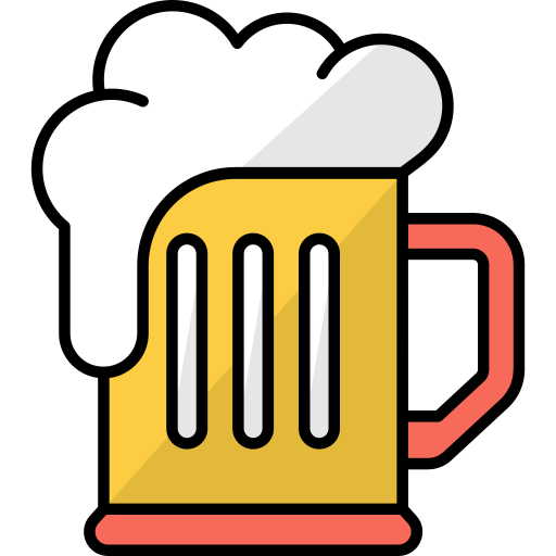 Beer mug Generic Outline Color icon