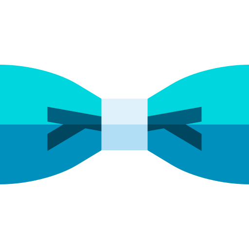 Bow tie Basic Straight Flat icon