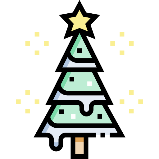 árbol de navidad icono gratis