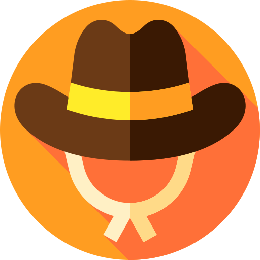 sombrero de vaquero icono gratis