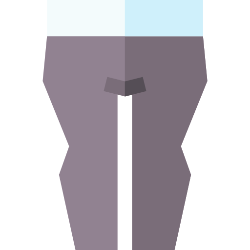 Pants Basic Straight Flat icon