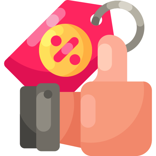 remise Icône gratuit