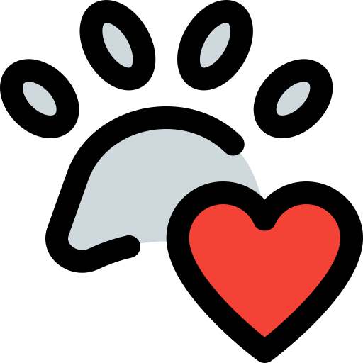 Animal, cats, heart, love, paw, pet, yummy icon - Download on Iconfinder