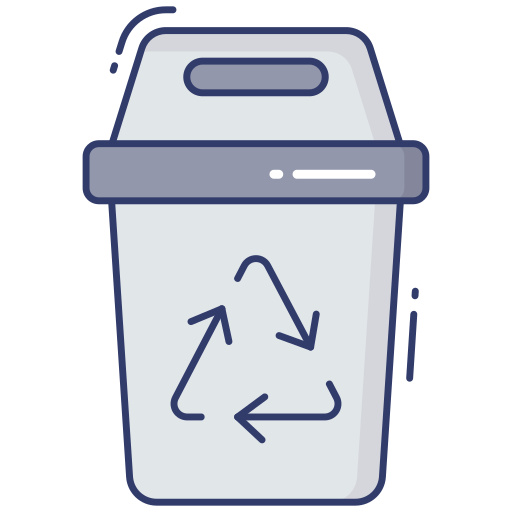 papelera de reciclaje icono gratis