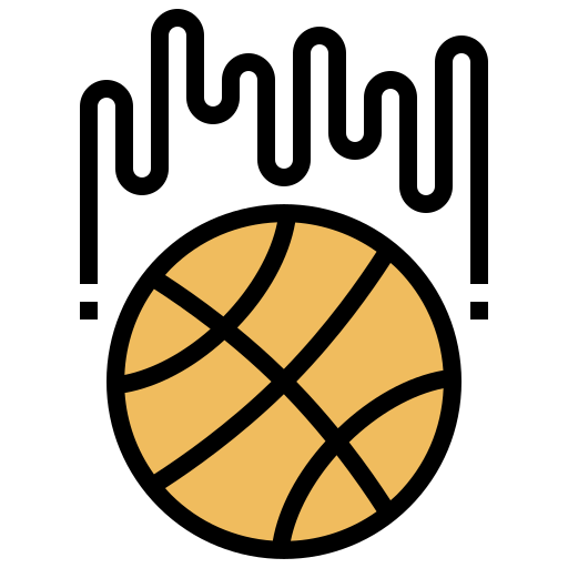 pelota de baloncesto icono gratis