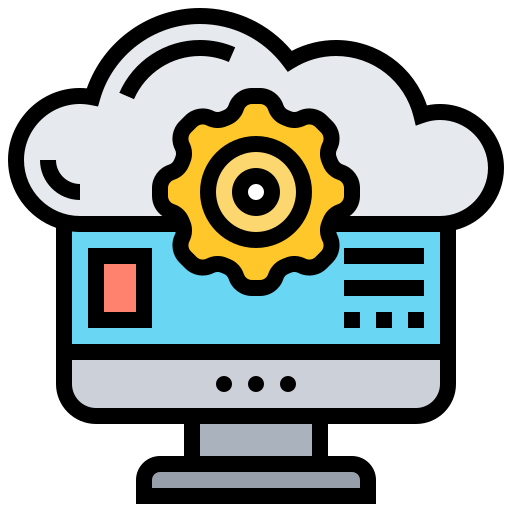 computación en la nube icono gratis