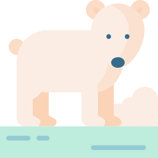 oso polar icono gratis