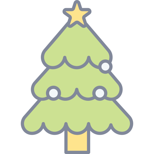 árbol de navidad icono gratis