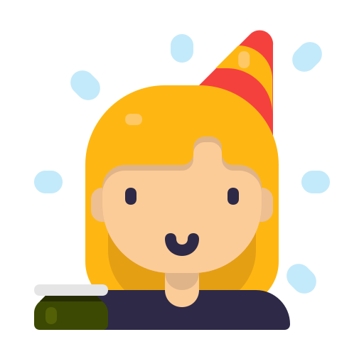 Happy new year free icon