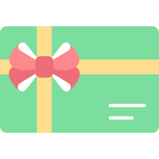 tarjeta de regalo icono gratis