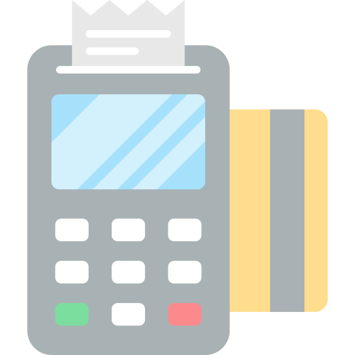 Credit card machine - free icon