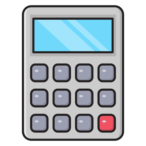 Calculation Vector Stall Lineal Color icon