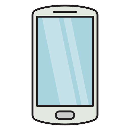 Phone Vector Stall Lineal Color icon