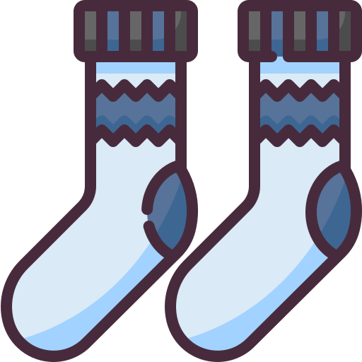 Socks Generic Outline Color icon