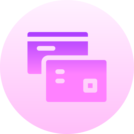 Card payment Basic Gradient Circular icon