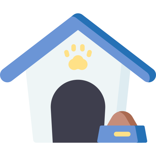 casa de perro icono gratis