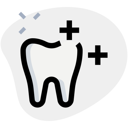 blanqueamiento dental icono gratis