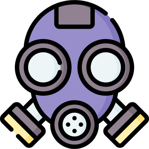 máscara de gas icono gratis