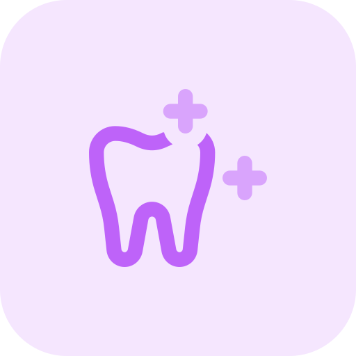 blanqueamiento dental icono gratis