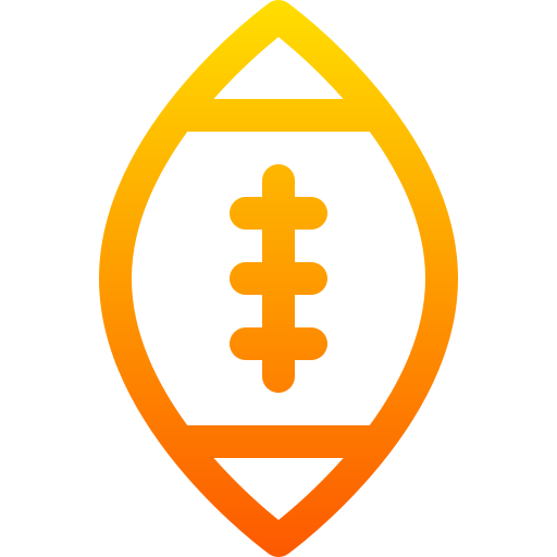 bola de rugby grátis ícone
