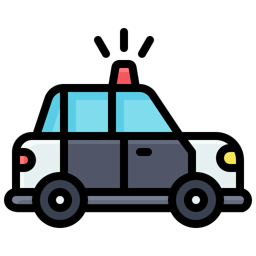 carro de policia grátis ícone carro de policia grátis ícone