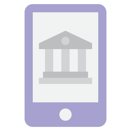 Mobile banking free icon