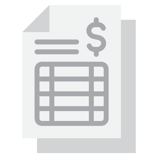 Bank statement free icon Bank statement free icon