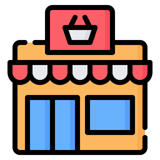 Store Generic Outline Color icon