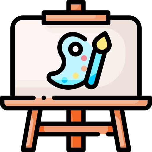 Easel - free icon