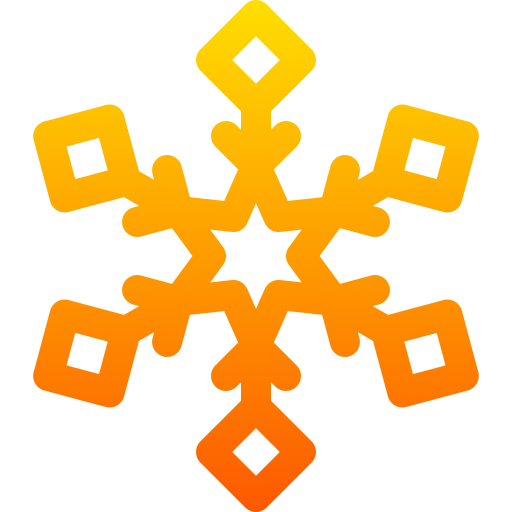 Snowflake Basic Gradient Lineal color icon