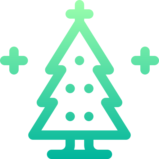 árbol de navidad icono gratis