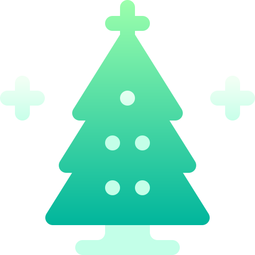 árbol de navidad icono gratis