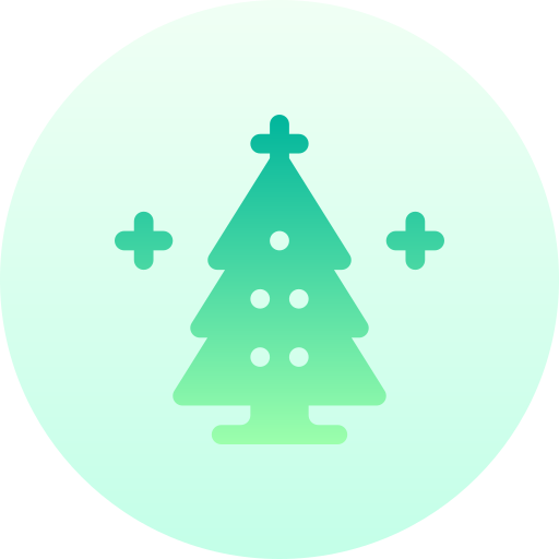 árbol de navidad icono gratis