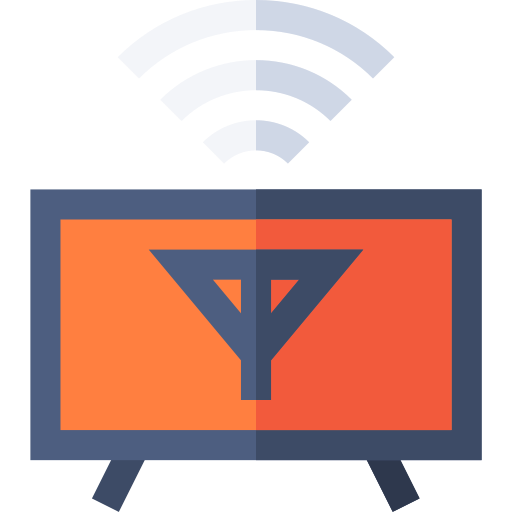 televisión inteligente icono gratis