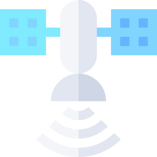 Satellite Basic Straight Flat icon