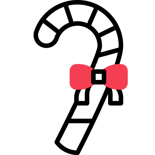 Candy cane free icon