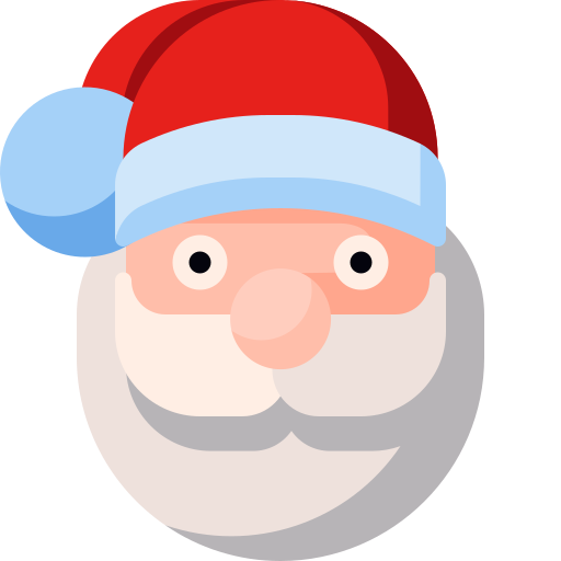 papá noel icono gratis