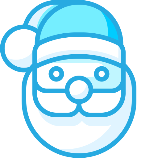 papá noel icono gratis