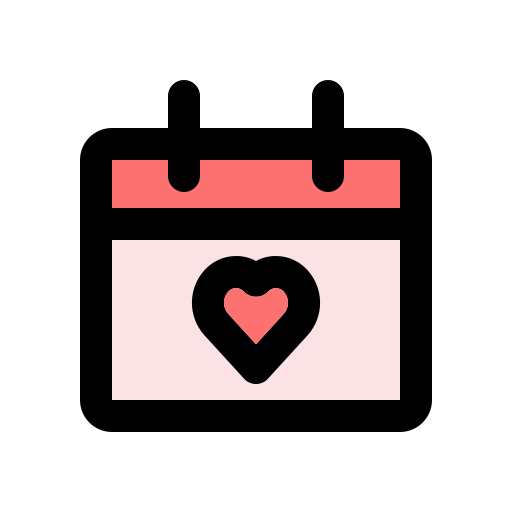 Generic Outline Color Heart icon