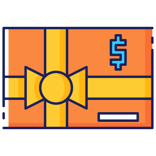 tarjeta de regalo icono gratis
