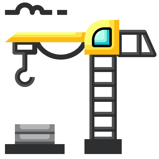 Tower crane free icon