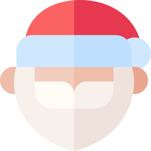 papá noel icono gratis